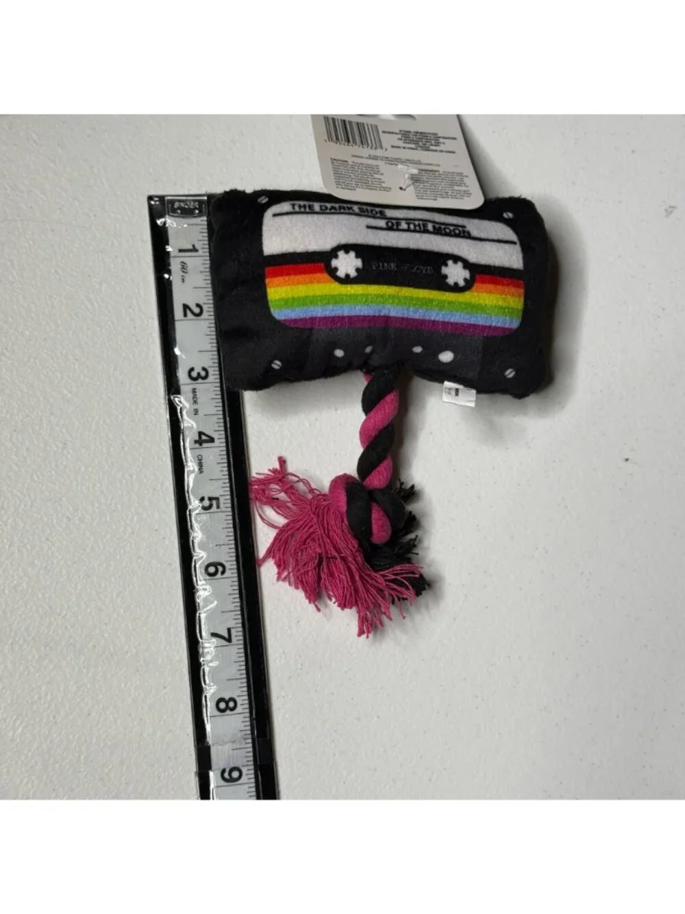 Pink Floyd Dark Side of the Moon Dog Toy Rope Squeaky Plush